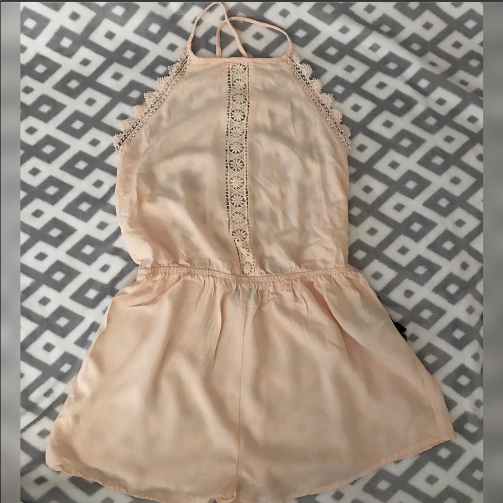 Peach romper